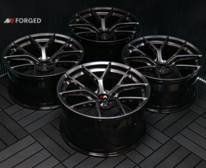 Rines Fi R Fir F1r EVO para <span class=keywords><strong>Porsche</strong></span> 991 <span class=keywords><strong>911</strong></span> <span class=keywords><strong>GTS</strong></span> BMW E92 E90 F80 G80 M3 F82 G82 M4 con Acabado Negro Diamante, Completamente Forjados - Product Image 1