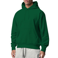 Sudadera con Capucha Deportiva de Alta Calidad, Personalizada con Logotipo, Tejida para Invierno, de Algodón Grueso, con Impresión Digital, 320g, Corte Holgado para Hombre