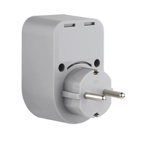 Pheiyon - Regleta de Enchufes Schuko Personalizable con Certificación CE GS, 1 USB-A, 2 Tipo-C, 16A, 250V, IP20, Plástico, Uso Residencial, ODM, OEM, DIY
