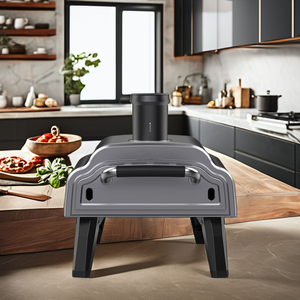 NL High Quality 14 Inch Gas Pizza <strong>Oven</strong> Modern Style Iron for Outdoor Garden Portable Camping BBQ Wood Pellet Pizza <strong>Oven</strong> - Product Image 1