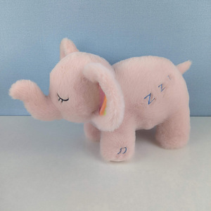 Juguete de <span class=keywords><strong>Peluche</strong></span> de Elefante Bebé para Calmar y Dormir, Muñeco de <span class=keywords><strong>Peluche</strong></span> Relleno de Algodón PP para Niños y Niñas - Product Image 4
