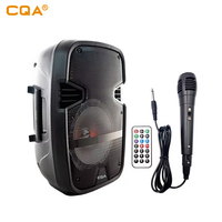 Altavoz Portátil para Fiestas CQA 2019, Económico, de 8 Pulgadas, con Dos Bocinas, para Promoción Navideña