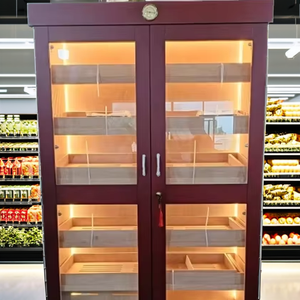 Vitrines polyvalentes en verre trempé avec éclairage LED et design écologique pour l'affichage en magasin et la présentation de produits - Product Image 2
