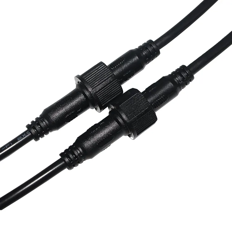 2Pin светодиодный разъем кабель Водонепроницаемый IP67 мужской женский светодиодный свет разъем 3 4 5 Pin для наружного использования