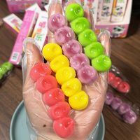 Sucettes colorées fantaisie en forme de bâtonnets longs, saveur fruitée, vente en gros, logo personnalisé, collation pour enfants, bonbons durs