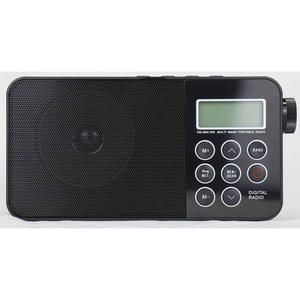 Radio numérique portable multibandes FM/MW/SW avec écran LCD, gros boutons, alimentation AC/DC, conviviale pour les personnes âgées, avec alarme et minuterie de sommeil - Product Image 1