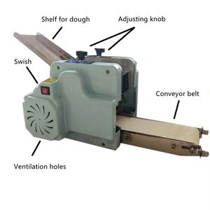 Machine commerciale multifonctionnelle automatique en acier inoxydable personnalisable pour la fabrication de feuilles de pâte à roti et de revêtements de raviolis - Product Image 2