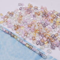 Multiples Styles Formes Octogone Disque Circulaire Baril Fraise Facettes Cristal Perles de Verre pour la Fabrication de Bijoux DIY Collier