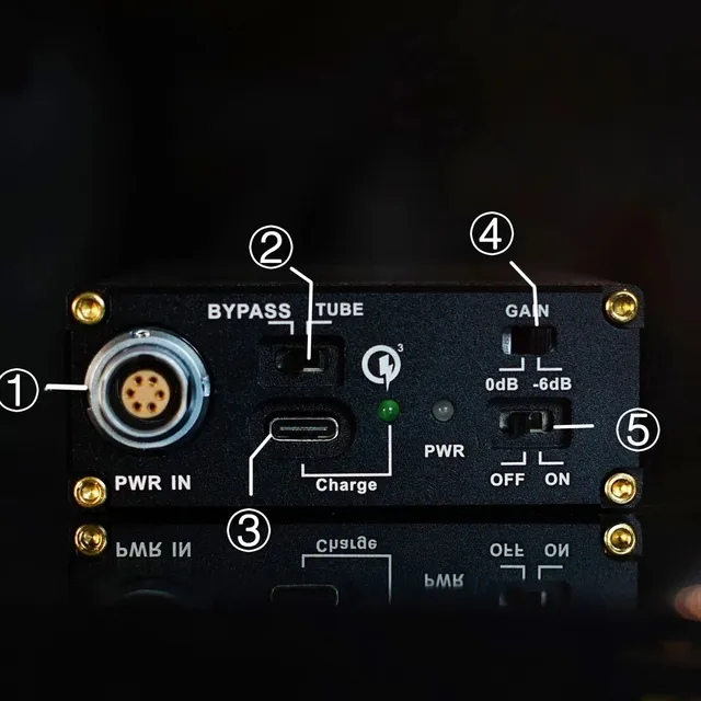 TAP-1 Portable Desktop Full Balanced Headphone Tube Amp 4900MW + PSU-1 Hifi Linear Power Supply