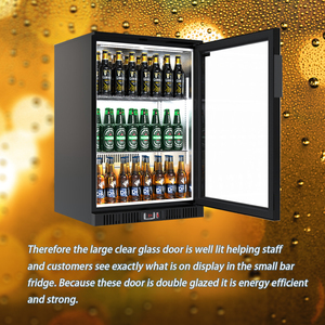 Mini Refrigerador Mecánico de Una Sola Temperatura de 100L para Hotel, Refrigerador de Mostrador, Enfriador de Botellas, Enfriador de Bebidas - Product Image 2