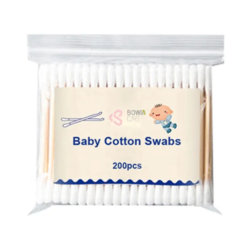 Babyklötze tragbar einweg kostenlose probe Baumwollknospen für Baby