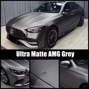 1.52*17M PET Ultra-Matte Black Warrior Car Wrap Film Premium Vehicle Styling Solution Car Wrap Film - Product Image 2
