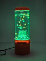 Lampe méduse électrique en ABS en forme de piano, lampe de table LED pour aquarium, veilleuse d'ambiance à changement de couleur