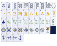 Tuiles de Mahjong de Qualité Supérieure Personnalisables – Jeu de Table 4 Joueurs pour des Soirées Classiques à la Maison