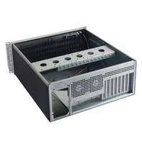 Boîtier de serveur EATX 4U industriel de 19 pouces en stock d'usine avec 8 emplacements PCIE et prise en charge du refroidissement par eau