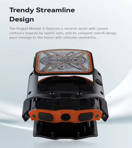 Huanlong thời trang thông minh xem Sim Thẻ Unisex 4G rogbid mô hình x 4GB + 128GB Android IP68 1050mAh 13MP máy ảnh GPS vuông la bàn - Product Image 4