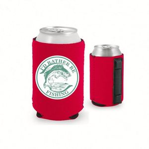 Support isotherme pliable en néoprène pour canettes, avec logo personnalisé, magnétique, pour la pêche en extérieur - Product Image 1