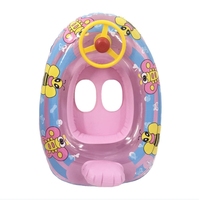 Anneau de natation gonflable pour enfants jouet d'eau volant bébé anneau flottabilité adapté aux tout-petits et enfants siège de bateau