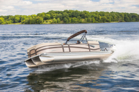 Kinocean 2024 New Mini Bar Lounge Pontoon Boats Power Outboard Engine Combo Set Fibre de verre Aluminium Material Great Price!