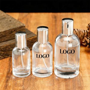 Customized Logo <b>Empty</b> Luxury 30ml 50ml 100ml Clear Refillable Glass Perfume <b>Bottle</b> China Round Parfum <b>Bottles</b> - Product Image 2