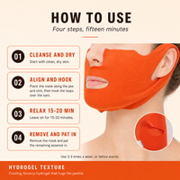 OEM Custom Zeebuckthorn Cafeïne Koelende Hydrogel V-Line Kinmasker Kaaklijn Ontzwelling Contour Look Contourverzorging Beautyproducten