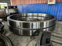 Roda Gigi Kiln Berputar Berkinerja Tinggi Diameter Besar Roda Gigi Helikal Spur Besi Cor
