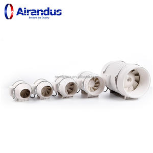 NUEVO Ventilador de Conducto en Línea de Flujo Mixto HVACR HF de Plástico Personalizado de Fábrica para Sistemas de Ventilación HVAC, Diseño Gráfico para Escuelas - Product Image 2