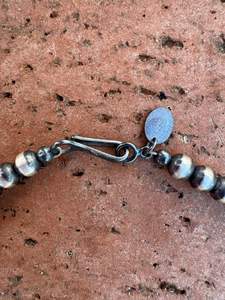 Collier artisanal en argent sterling et pierres rose rêve 3-8 mm - Product Image 5