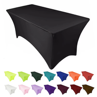 Nappe personnalisée imprimée 6 FT 8 FT, housse de table pliante de marque, nappe pour exposition événementielle, nappe rectangulaire