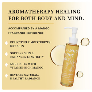 Huile Corporelle <span class=keywords><strong>Pure</strong></span> d'Huiles Essentielles pour Massage et Aromathérapie, Hydratation Profonde des Peaux Sèches, Adoucit la Peau, Vitamine E, Marque Privée - Product Image 3