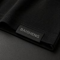 Étiquette tissée personnalisée avec logo en silicone 3D en relief pour vêtements, accessoires streetwear et articles d'habillement