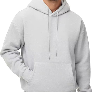 เสื้อฮู้ดผู้ชายแบบมีซับใน รุ่นใหม่มาแรง ลดราคาพิเศษ ผลิตจากผ้าโพลีเอสเตอร์เจอร์ซีย์ 100% ย้อมสีสำเร็จรูป สำหรับฤดูหนาว สีพื้น รับสกรีนโลโก้ แห้งเร็ว น้ำหนัก 340 กรัม - Product Image 1