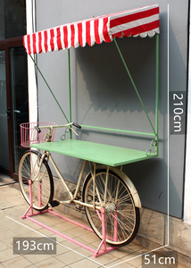 Vacances romaines pastorale vélo affichage modèle métal fer café Restaurant scène pour vitrine peint pour bureau étagère cadeau - Product Image 5