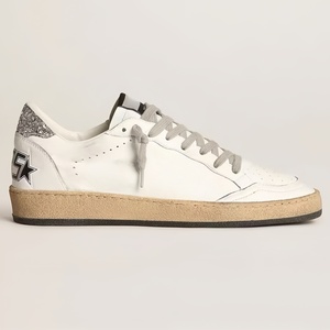 High Quality Vintage Dirty Wash Style Shoes Super <b>Star</b> Leather Casual Sneakers <b>Star</b> Design Unisex Walking Shoes - Product Image 3
