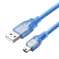 Câble Mini USB 5P haute vitesse avec double anneau magnétique pour outil de diagnostic automobile