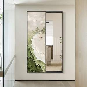 Dipinti a figura intera in stile Art déco moderni da appendere a <span class=keywords><strong>parete</strong></span> minimalisti a specchio nascosto disegni dipinti decorativi con <span class=keywords><strong>specchi</strong></span> nascosti - Product Image 4