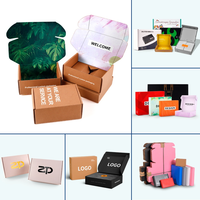 Cajas de avión de MATERIAL PERSONALIZADO, papel corrugado para embalaje, regalo, ropa, cosméticos y E