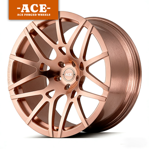 Cerchi in Lega Forgiati ACE Design Semplice Monoblocco Colore Rosso per Motorsport Auto 16-24 Pollici per Corvette Cadillac - Product Image 6