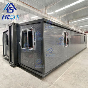 منزل حاويات فاخر جاهز للشحن قابل للتوسيع بـ <span class=keywords><strong>2</strong></span> أو 3 أو 4 أو 5 غرف نوم، منزل نمطي مسبق الصنع من الصلب الخفيف - Product Image 2