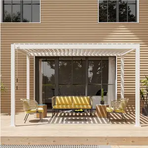 Giardino esterno tenda motorizzata tetto retrattile Pergola bioclimatica elettrica