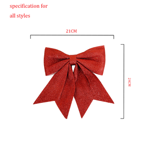 Nœud papillon de grande taille de 24cm pour la décoration d'arbre de Noël Accessoires de <span class=keywords><strong>cadeau</strong></span> de décoration d'arbre de centre commercial bricolage - Product Image 5