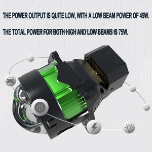 Faros Delanteros LED de Iluminación Directa Dual de Cuatro Bolas de Dragón, 8000 Lúmenes, 500% Más Brillantes, Nuevo Ajuste Universal - Product Image 5