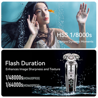 Flash de studio sans fil JINBEI MSN PROII 400/600WS, synchronisation haute vitesse 1/8000s, recyclage 0.01-0.8s, 2.4G, pour photographie