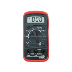 XL830L MAS830L Multimeter Genggam, Multimeter Digital Resistensi 9V dengan Bel Grosir Multimeter Digital MAS830L