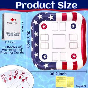 Mesa de Ajedrez <span class=keywords><strong>Inflable</strong></span> de Venta Directa de Fábrica, Juego de Lanzamiento, Juguetes de Material PVC, Flotante para Interiores y Exteriores - Product Image 3