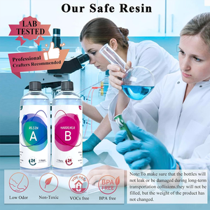 طقم راتنج إيبوكسي سريع الجفاف ومقاوم للحرارة لأعمال الصب والطلاء والفنون والحرف اليدوية والمجوهرات وطاولات الخشب وحفظ الزهور - مكون من جزأين - Product Image 3