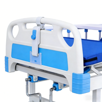 Lit médical manuel 2 fonctions de haute qualité pour patient, vente en gros d'usine, lit d'allongement ABS pour soins infirmiers, usage hospitalier