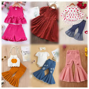 Inventario de Ropa Infantil Usada Mixta al por Mayor, Ropa Casual de Verano con Estampados de Dibujos Animados para Niños, Envío Aleatorio - Product Image 4