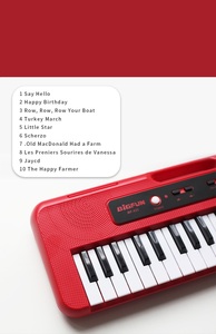 Vente chaude <span class=keywords><strong>pas</strong></span> <span class=keywords><strong>cher</strong></span> facile à utiliser multi-fonction rouge <span class=keywords><strong>débutant</strong></span> <span class=keywords><strong>piano</strong></span> électronique - Product Image 4