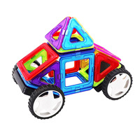 60 Piezas de Bloques Magnéticos Huecos, Juguete de Construcción 3D, Bloques Magnéticos de Inteligencia para Niños